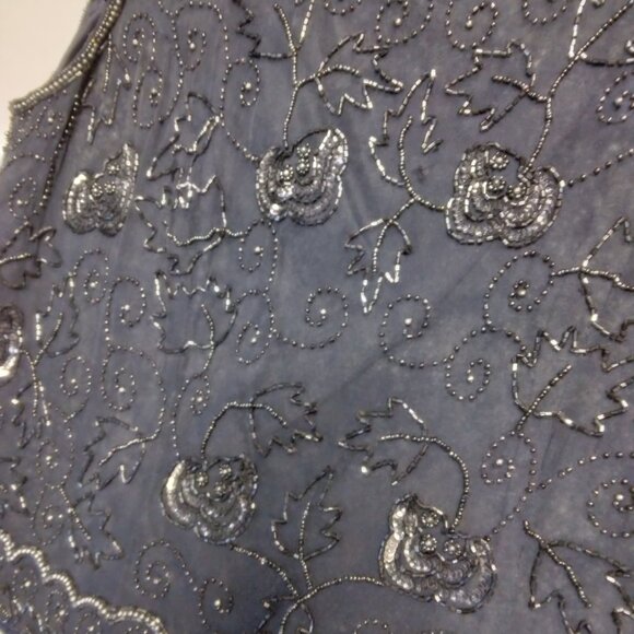 Vtg./Adrianna Papell, Navy Blue, P8 - Picture 3 of 6